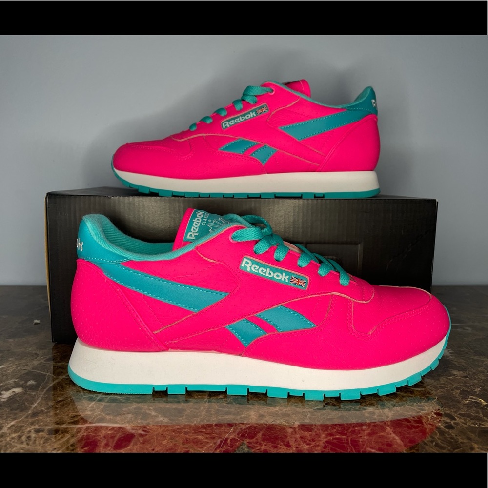 Custom Leather Reebok Classics Women’s size 10